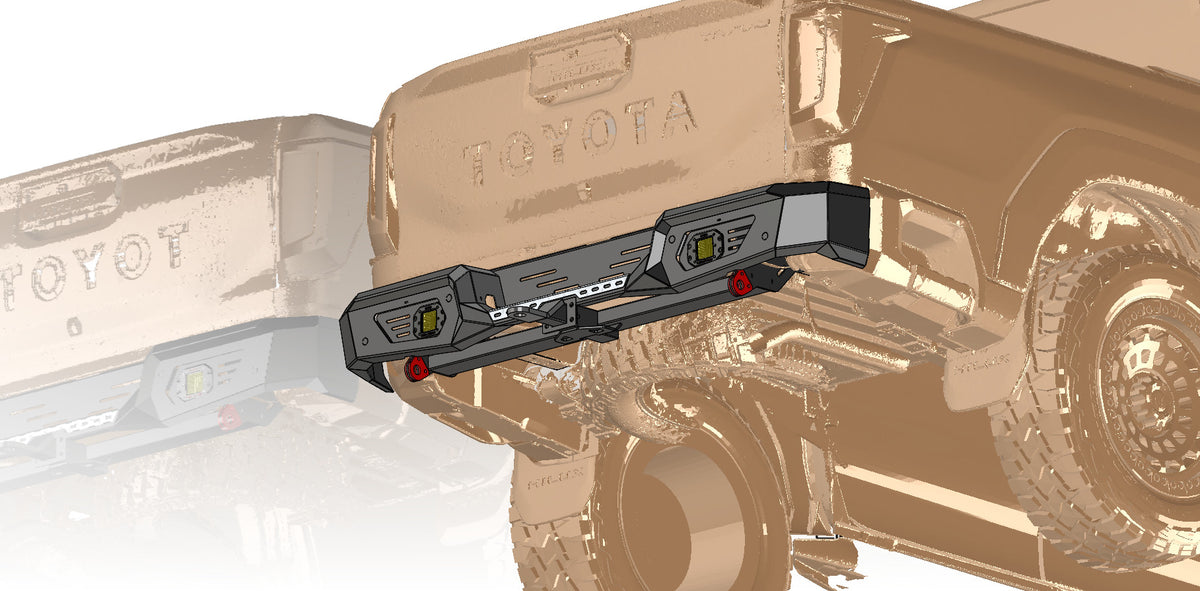 Toyota Hilux GD6 (2020-2025) Roan Rear Bumper