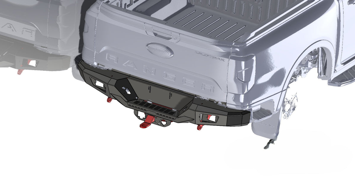 Ford Ranger Next Gen (2022+) Jackal Rear Bumper