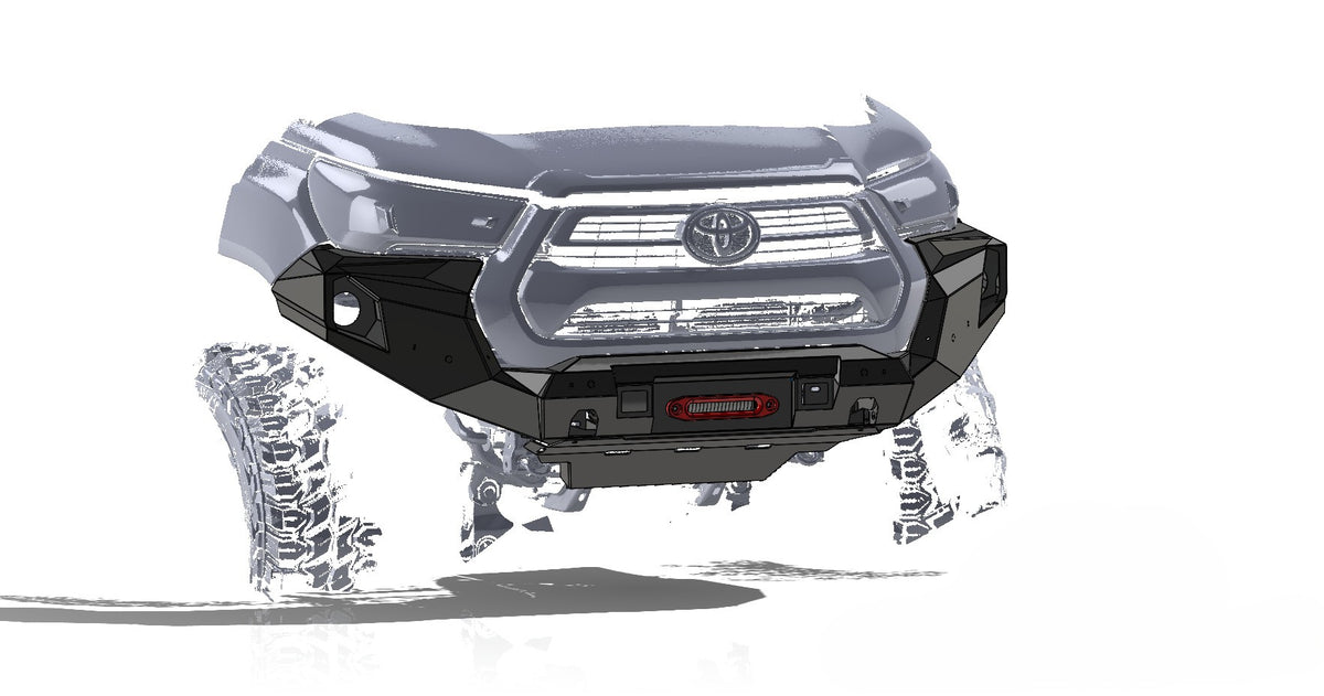 Toyota Hilux GD6 (2020-2025) Roan Front Bumper or Roan Bull