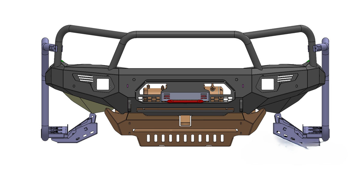 Toyota Hilux (2015-2019) Sable Front Bumpers and Sable Bull