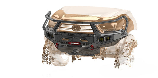 Toyota Hilux Legend 55 (2020+) Wildebees Front Bumper or Wildebees Bull