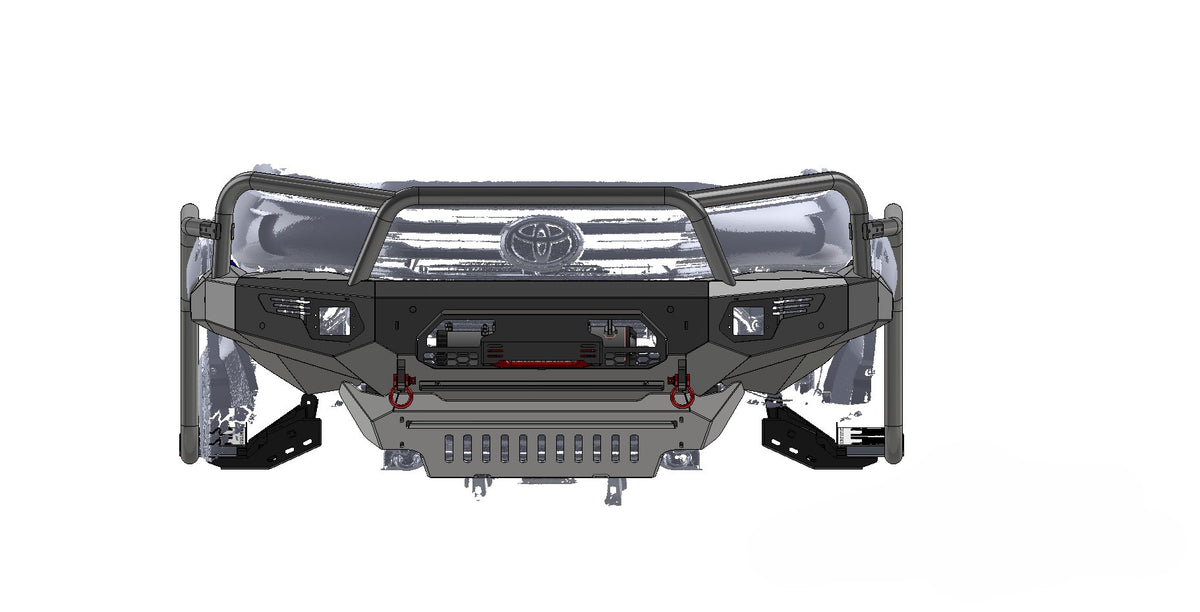 Toyota Hilux (2015-2019) Sable Front Bumpers and Sable Bull