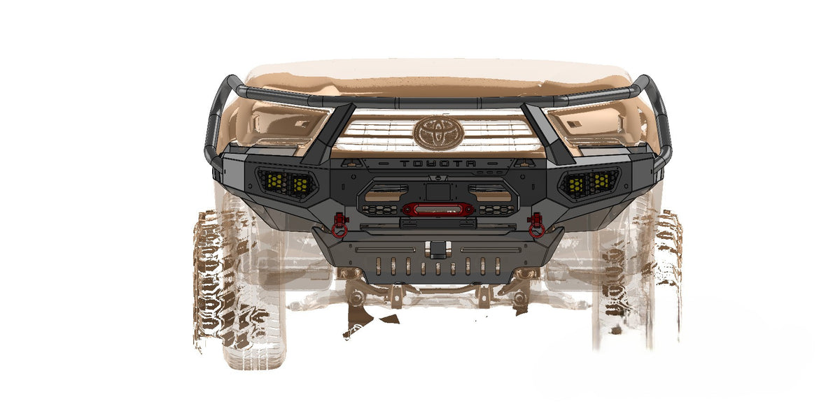 Toyota Hilux Legend 55 (2020+) Wildebees Front Bumper or Wildebees Bull