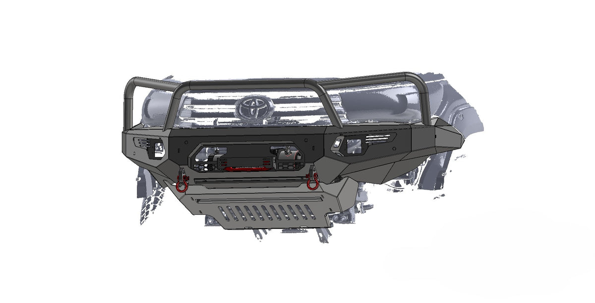 Toyota Hilux (2015-2019) Sable Front Bumpers and Sable Bull
