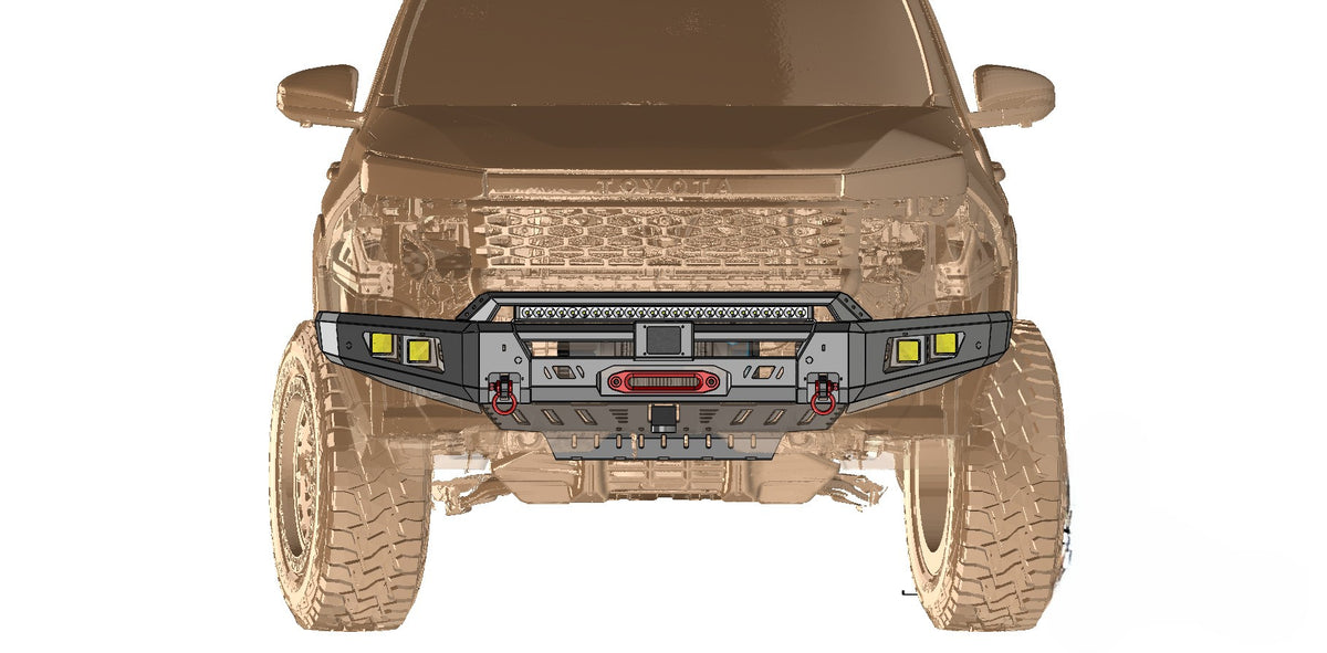 Toyota Hilux (2026+) Sable Front Bumper - 9th Generation