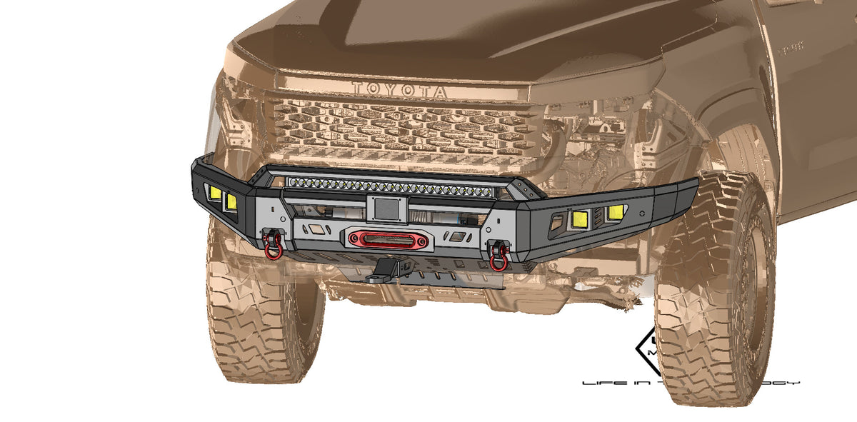 Toyota Hilux (2026+) Sable Front Bumper - 9th Generation