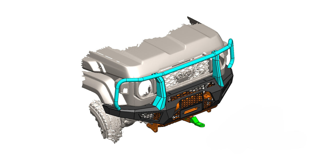 Toyota Land Cruiser 79 Series (2024-20026) Buffel Front Bumper or Buffel Bull