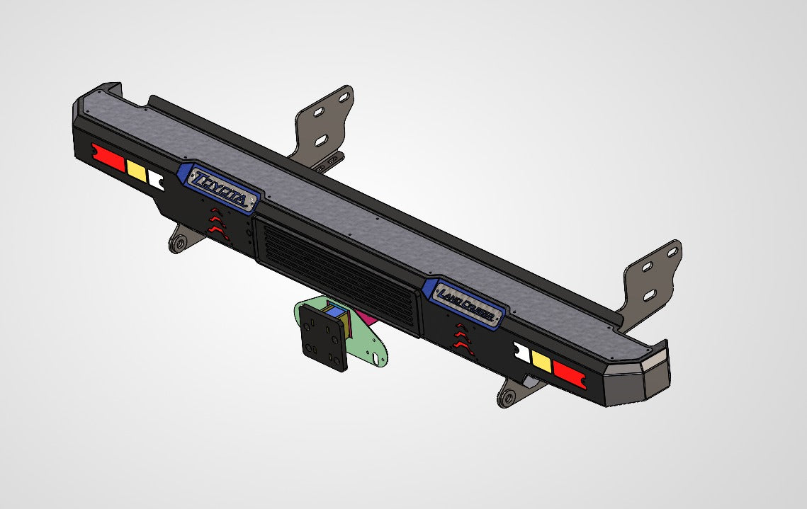 Toyota Land Cruiser 79 Series (2024-2026) Buffel Rear Bumper