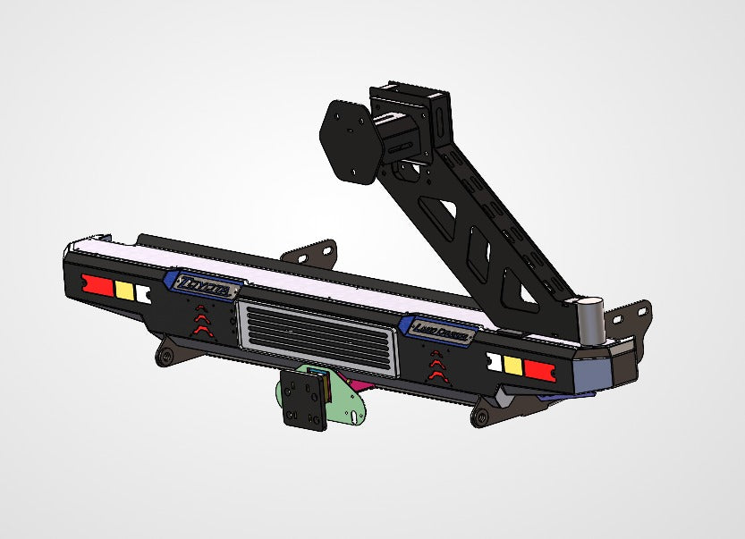 Toyota Land Cruiser 79 Series (2024-2026) Buffel Rear Bumper