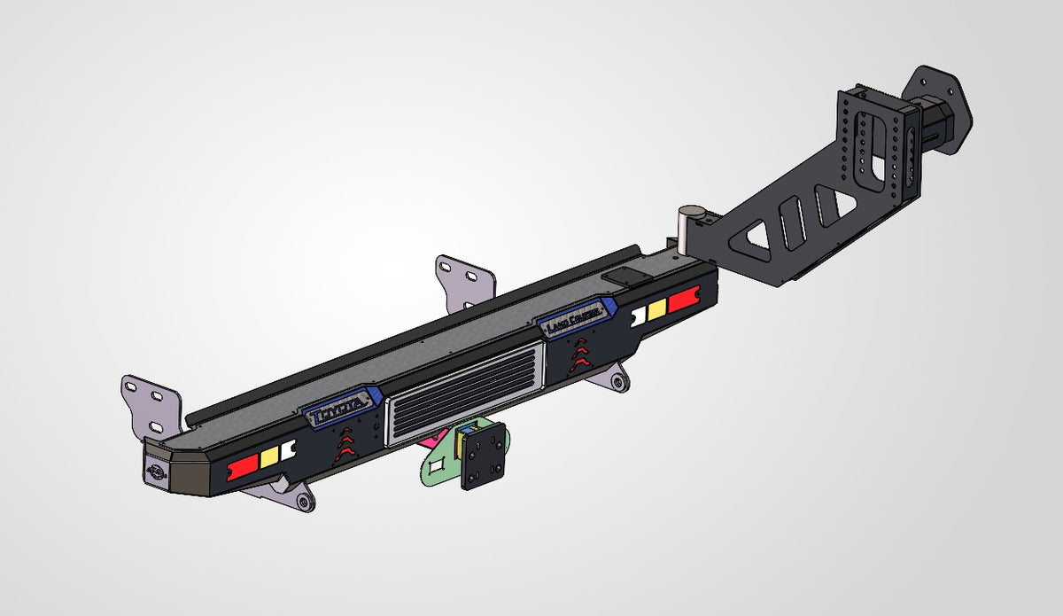 Toyota Land Cruiser 79 Series (2024-2026) Buffel Rear Bumper
